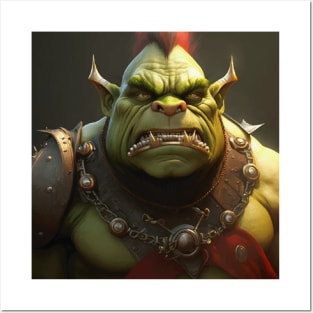 Orc warrior Posters and Art